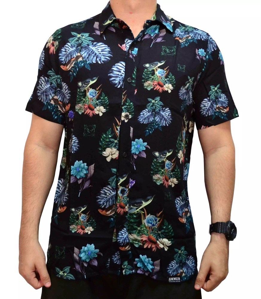CAMISA-de-botao-marca-newskate-estampa-TROPICAL-FLORAL-cor-preto-estilo-skate-sucata-brazil-maua-moda-skatista-streetwear-2