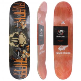 SHAPE_para_skate_marca_black_sheep_original_cor_AMARELOE_PRETO_laranja_loja_de_skate_sucata_brazil_maua_moda_skatista_streetwear