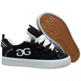 Tênis-Double-G-original-Big-Monster-Nobuck-Robusto-Cadarço-Largo-cor-preto-branco-sukata-brazil-maua-moda-skatista-streetwear-3