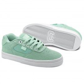 Tênis_Hocks_linha_Flat_Lite_cor_verde_menta_Mint_moda_skatista_streetwear_sucata_brazil_2