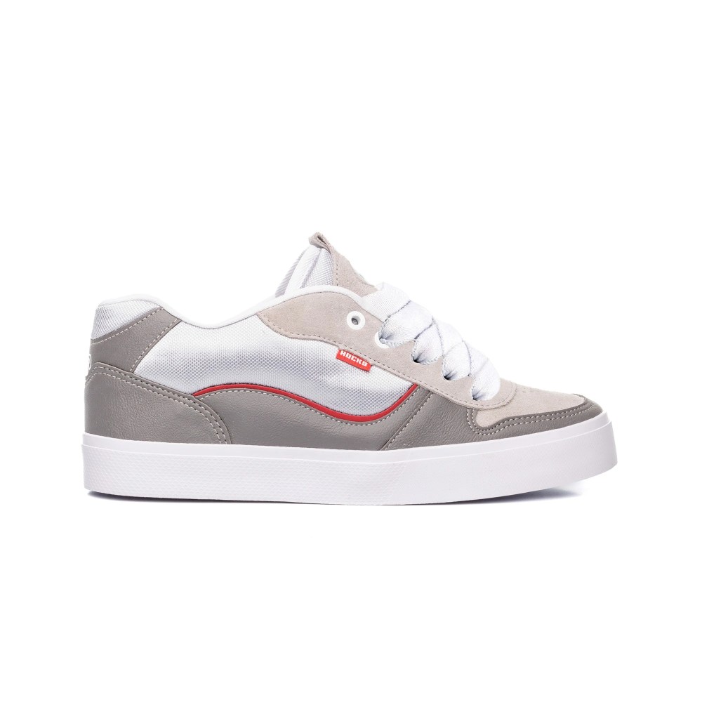 tenis_marca_hocks_linha_puff_smog_Creme_cinza_sucata_brazil_skates_e_moda_streetwear
